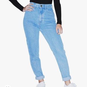 American Apparel high waisted jean